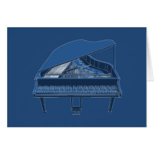 Grand Piano: Blauwdruk verven:
