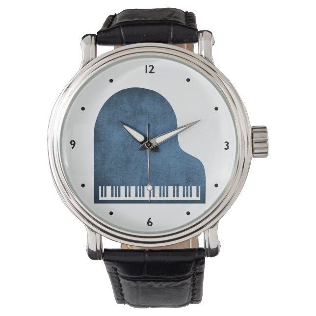 Grand Piano Blues Horloge (Voorkant)