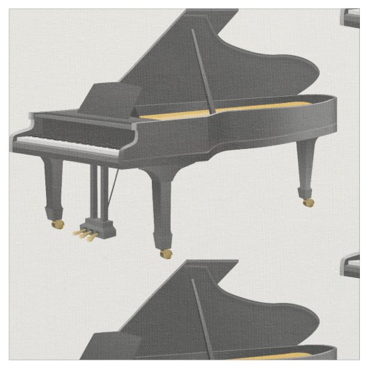 Grand Piano Fabric Stof (Close Up)