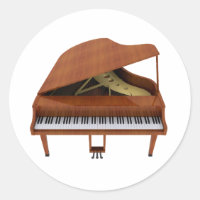 Grand Piano: Houtafwerking: 3D-model: