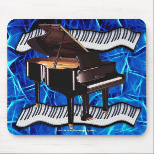 GRAND PIANO KEYS MUZIEKLIEFHEBBER Mousepad Muismat