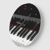 Grand Piano Keys Wall klok (Hoek)