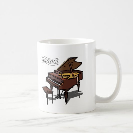 Grand Piano Koffiemok (Rechts)