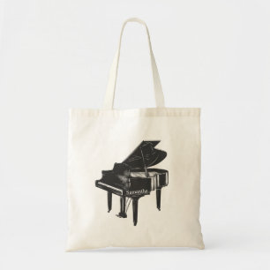Grand Piano met de naam Pianist Piano-leraar Tote Bag