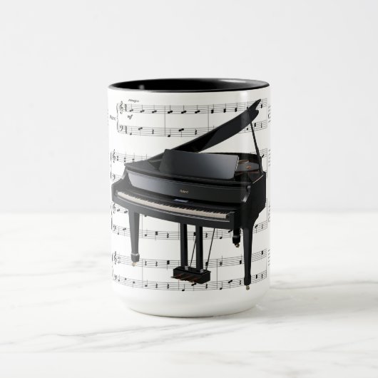 Grand piano Mug (Centre)
