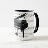Grand piano Mug (Devant droit)