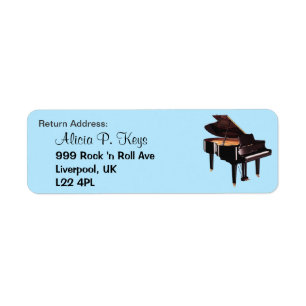 GRAND PIANO Music Lovers Retourner les étiquettes