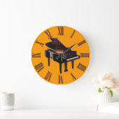 Grand Piano Music-Lover's Wall Clock Grote Klok (Huis)