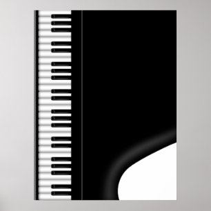 Grand Piano Poster