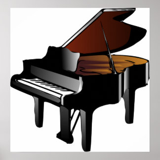 Grand Piano-poster Poster