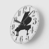 Grand Piano Ronde Klok (Hoek)