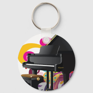 Grand Piano Sleutelhanger