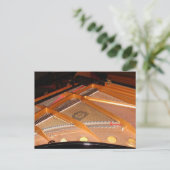 Grand Piano Soundboard Briefkaart (Staand voorkant)