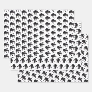 Grand Piano Tiled Pattern Inpakpapier Vel