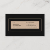 Grand Piano Visitekaartje (Achterkant)