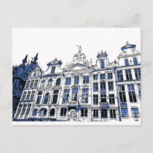 Grand Place, Brussel, België - Briefkaart