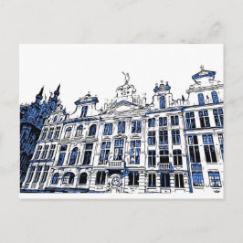 Grand Place, Brussel, België - Briefkaart