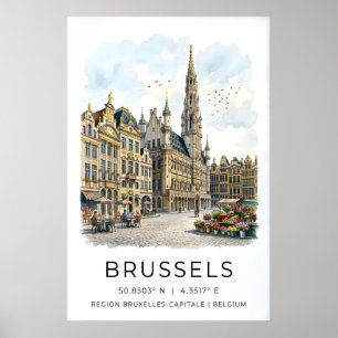 Grand-Place Bruxelles Impression Voyage Européen D