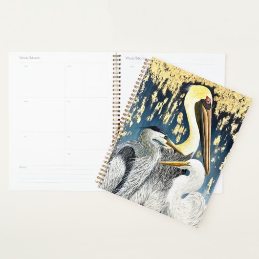 Grand planificateur de spirale dorée (Devant avec enveloppe)