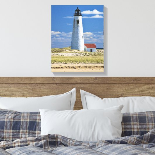 Grand Point Lighthouse Nantucket MA toile envelopp (Insitu(Chambre))