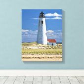 Grand Point Lighthouse Nantucket MA toile envelopp (Insitu (Plancher de Bois))