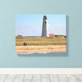 Grand Point Lighthouse Nantucket MA toile envelopp (Insitu (Plancher de Bois))