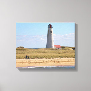 Grand Point Lighthouse Nantucket MA toile envelopp