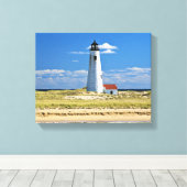 Grand Point Lighthouse Nantucket MA toile envelopp (Insitu (Plancher de Bois))