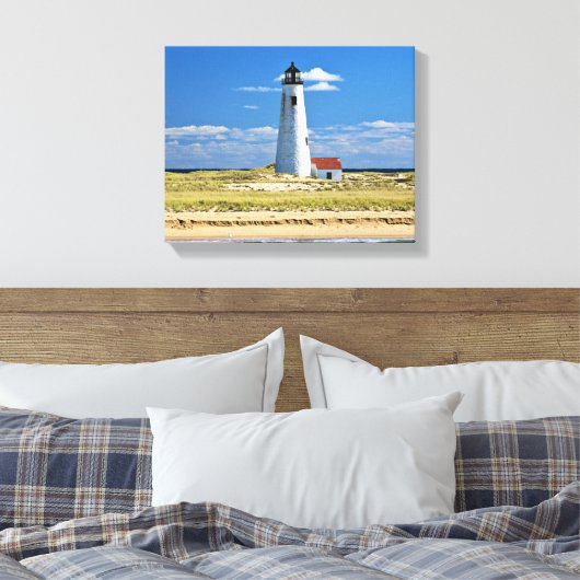 Grand Point Lighthouse Nantucket MA toile envelopp (Insitu(Chambre))