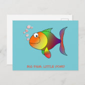 GRAND POISSON, PETIT ÉTANG - Carte postale (Devant / Derrière)