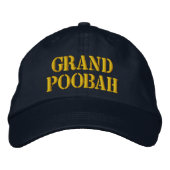 GRAND POOBAH Casquette brodé (Devant)