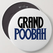 Grand Poobah Ronde Button 6,0 Cm (Voorkant /achterkant)