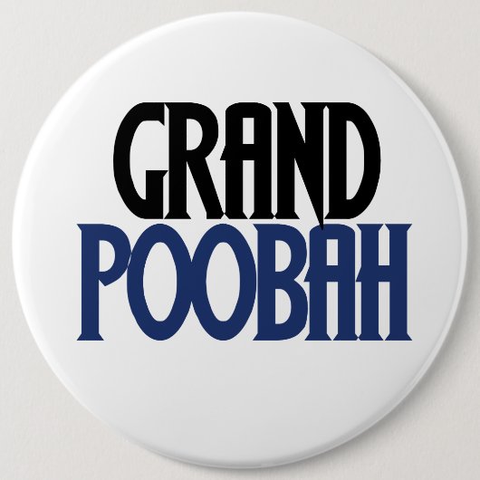 Grand Poobah Ronde Button 6,0 Cm (Voorkant)