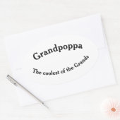 Grand-poppa est le plus cool des Grands stickers (Enveloppe)
