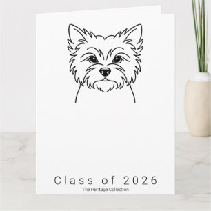 Grand portrait de Terrier Cairn pour carte de fin