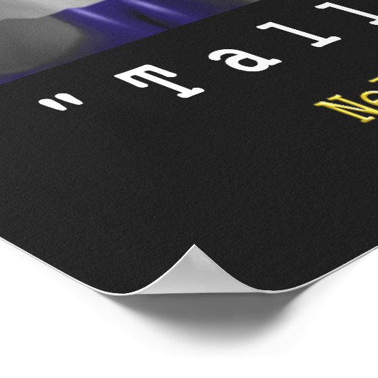 grand poster alien blanc Nellis AFB (Coin)