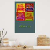 Grand poster Citroen 2CV (Cuisine)