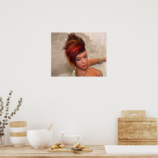 Grand Poster de coupe de cheveux courte (Cuisine)