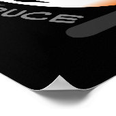 Grand Poster de dessin de voiture Chevy '57 (Coin)