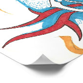 Grand poster Snowboardeur (Coin)