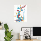 Grand poster Snowboardeur (Bureau à domicile)