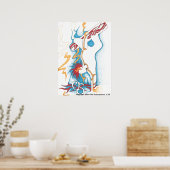 Grand poster Snowboardeur (Cuisine)