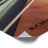 Grand poster vintage Vélo (Coin)