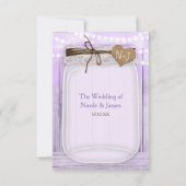 Grand pot Mason & Lumières Lavande Violet RSVP (Dos)