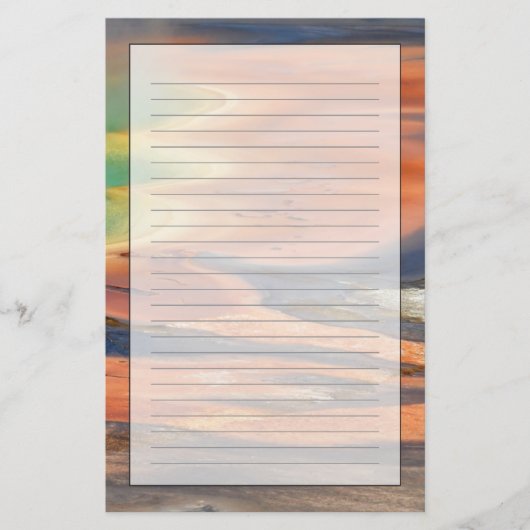 Grand Prismatic Spring Runoff Briefpapier (Voorkant)