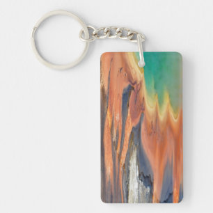 Grand Prismatic Spring Runoff Sleutelhanger