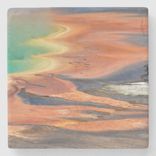 Grand Prismatic Spring Runoff Stenen Onderzetter