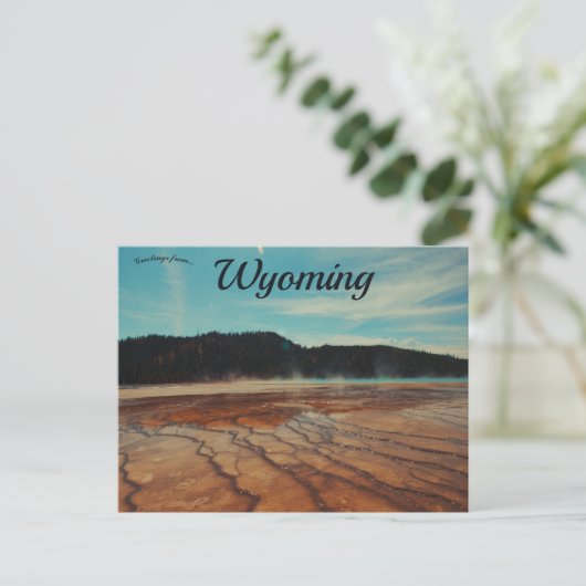 Grand Prismatic Spring Wyoming Verenigde Staten Briefkaart (Staand voorkant)