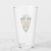 Grand Prismatic Spring Yellowstone Arrowhead Glas (Achterkant)