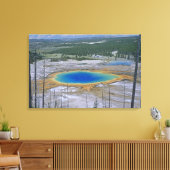 Grand Prismatic Spring, Yellowstone National Park, Canvas Afdruk (Insitu (Woonkamer))